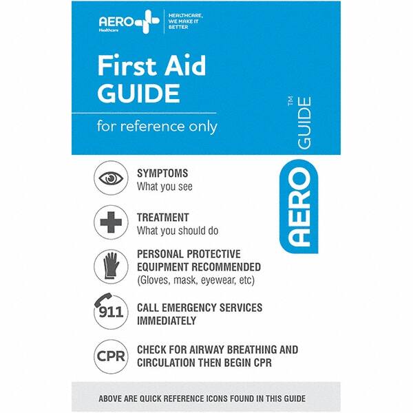 First Aid Handbooks; First Aid Kit Compatibility: Aero Healthcare Kits