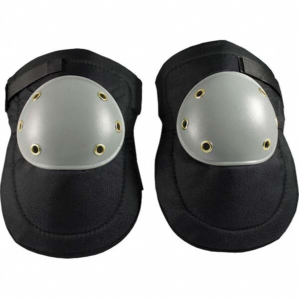 Knee Pad: 2 Strap, Plastic Cap, Hook & Loop Closure, One Size Fits All