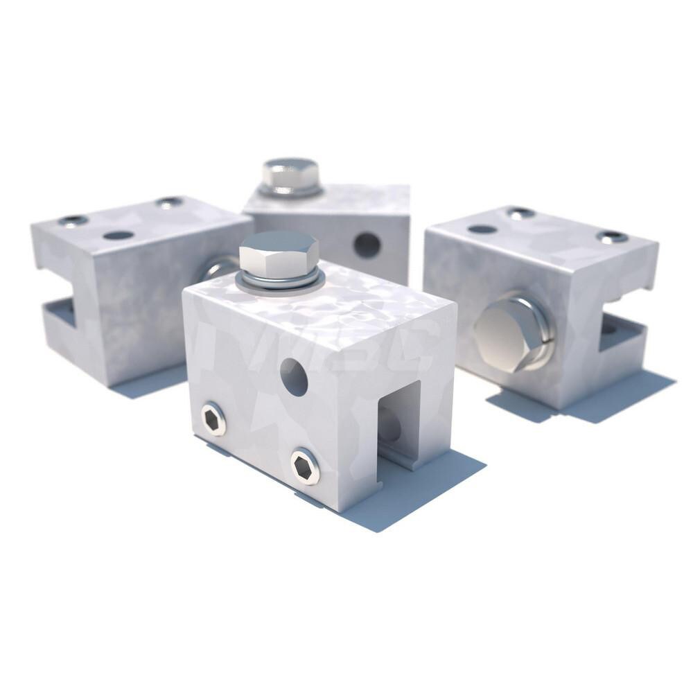 Anchors, Grips & Straps; Anchor Point Connection Type: U Maxi Clamp ; Material: Metal ; For Use With: Standing Seam Roof Top Anchor ; Material: Metal
