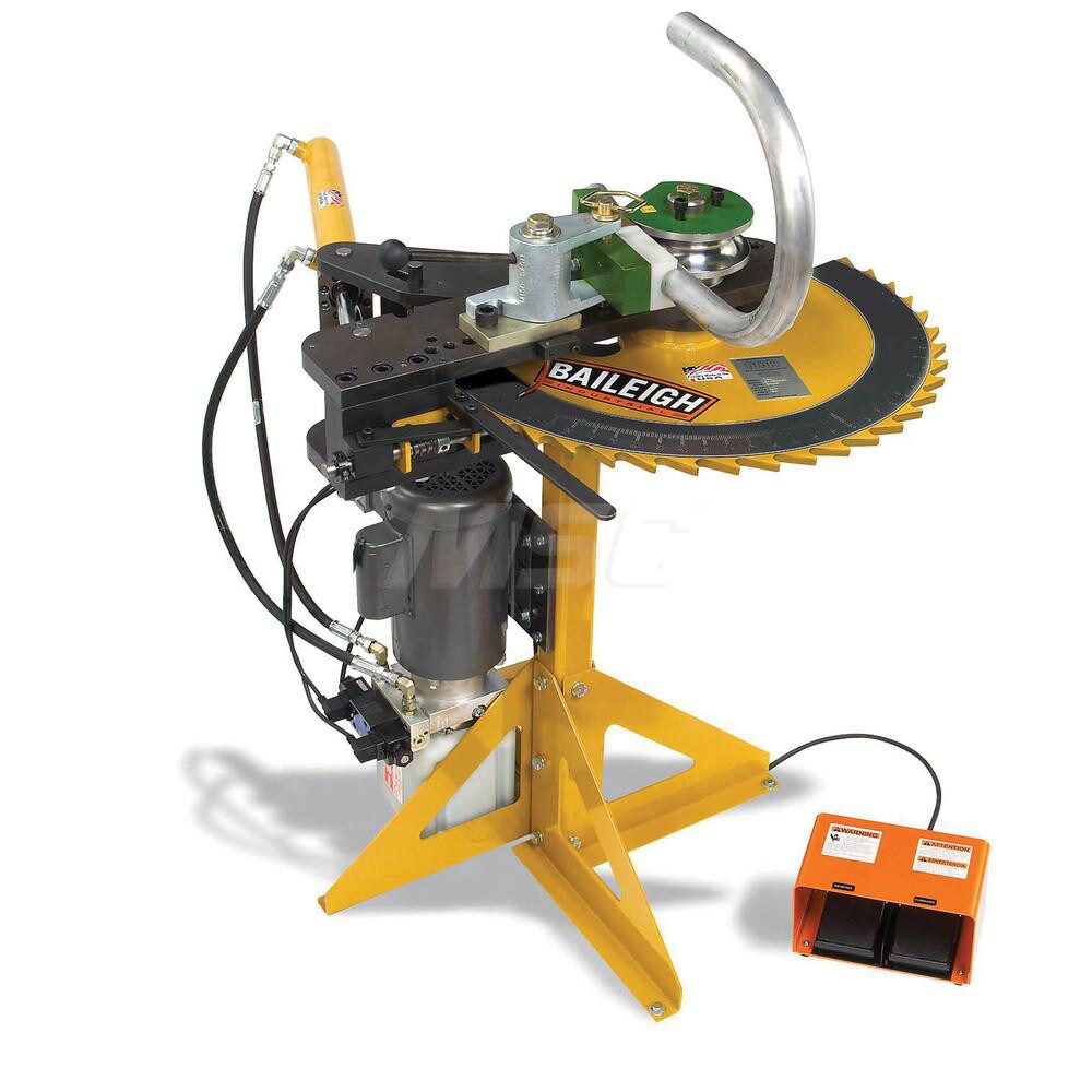 Pipe Bending Machines; Machine Type: Tubing Bender; Pipe Bender ; Power Type: Hydraulic ; Maximum Bending Angle: 200 ; Minimum Pipe Size Capacity (Inch): 1/4 ; Solid Rod Capacity (Inch): 1 ; Square Tube Capacity (Inch): 2