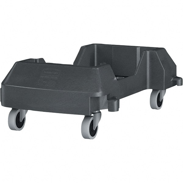 Rubbermaid 1980602 Trash Can Dollies; Product Type: Quiet Dolly ; Dolly Shape: Rectangle ; Compatible Container Series: Vented Slim Jim ; Material: Resin ; Load Capacity: 120lb 