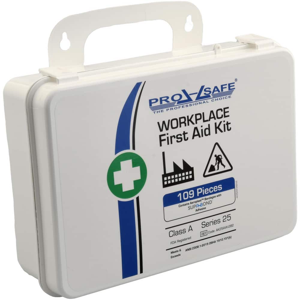 PRO-SAFE AK25AW-282 Industrial First Aid Kit: 110 Pc, for 25 People 