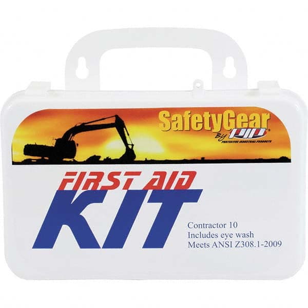 Industrial First Aid Kit: 51 Pc, for 10 People
