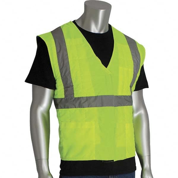 Size L/XL, High Visibility Yellow Cooling Vest