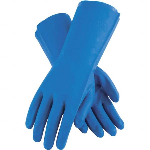 PIP - Chemical Resistant Gloves: Medium, 15 mil Thick, Nitrile ...