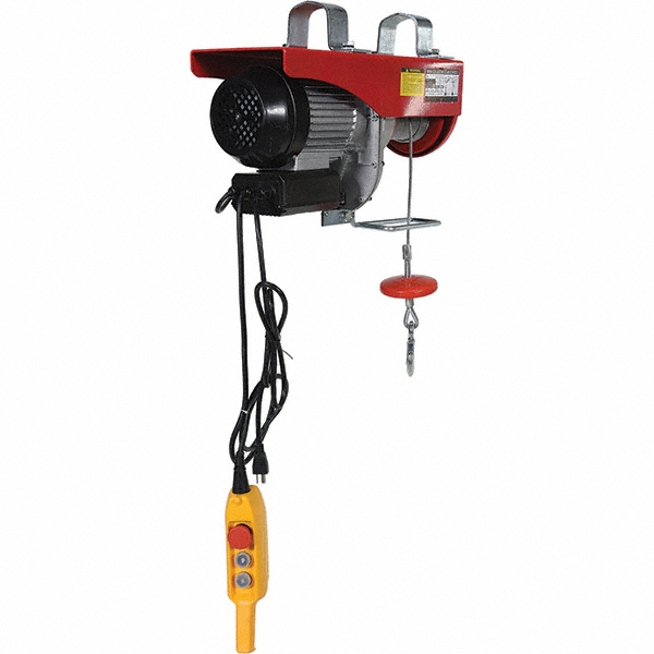 Vestil 2,000 Lb Capacity 30 FPM Lift Speed Electric Cable Hoist