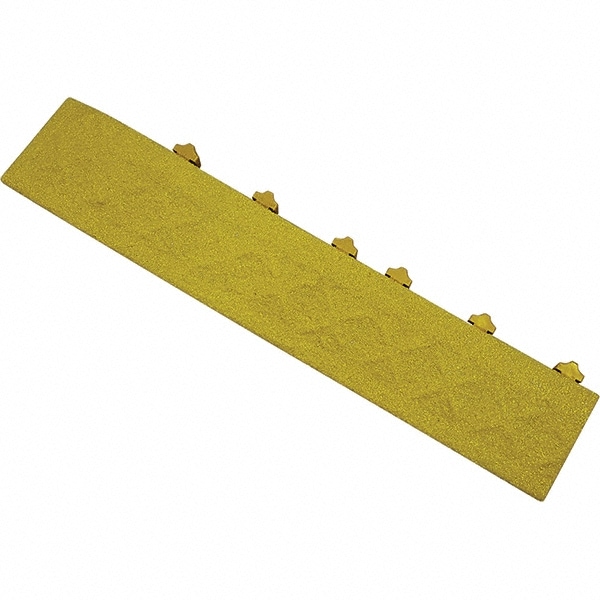 Ergo Advantage AG6-Y Anti-Fatigue Modular Tile Mat: Dry & Wet Environment, 22" Length, 4" Wide, 1" Thick, Yellow Image