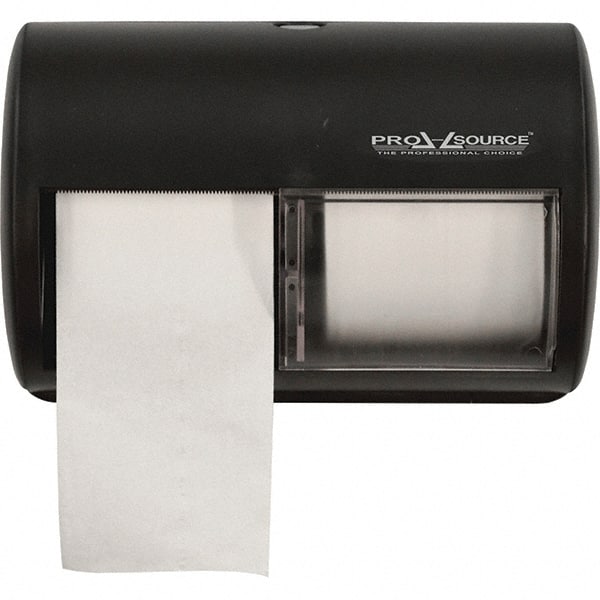 PRO-SOURCE 48070585 Small Core Double Roll Plastic Toilet Tissue Dispenser 