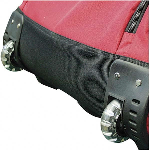 Empty Gear Bags; Capacity (Cu. In.): 10164.0 ; Material: Polyester; Polyester ; Color: Red ; Height (Inch): 22 ; Depth (Inch): 28