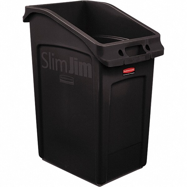 Rubbermaid 23 Gal Rectangle Brown Trash Can 48078372 Msc Industrial Supply 