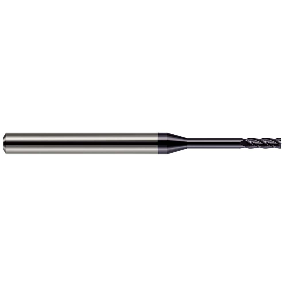 Harvey Tool 76440-C3 Square End Mill: 0.04 Dia, 0.12 LOC, 1/8 Shank Dia, 1-1/2 OAL, 4 Flutes, Solid Carbide Image