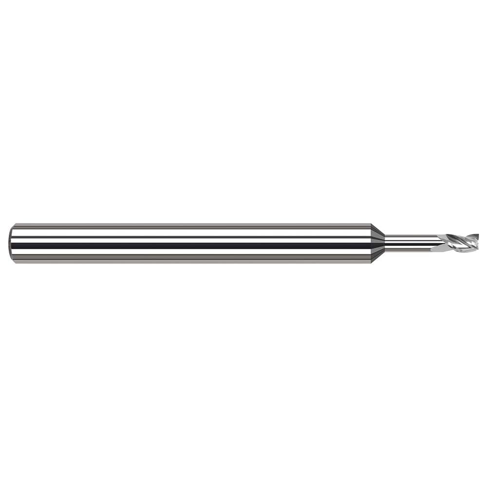 Harvey Tool 930916 Square End Mill: 1/4" Dia, 3 Flutes, 3/8" LOC, Solid Carbide, 42 ° Helix Image