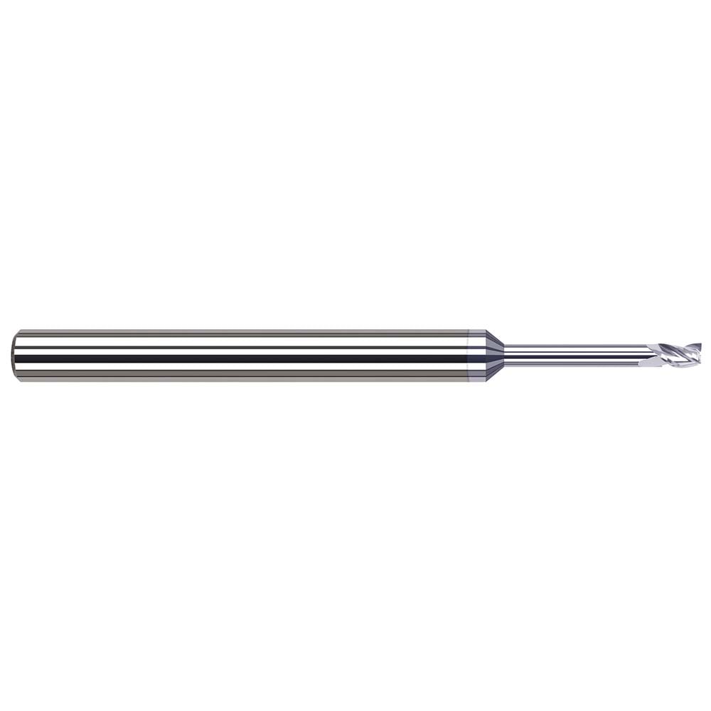 Harvey Tool 813962-C8 Square End Mill: 1/16" Dia, 3 Flutes, 3/32" LOC, Solid Carbide, 42 ° Helix Image