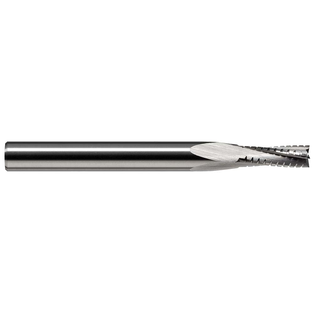 Harvey Tool 802008 Square End Mill: 1/8" Dia, 5 Flutes, 3/8" LOC, Solid Carbide, 20 ° Helix Image