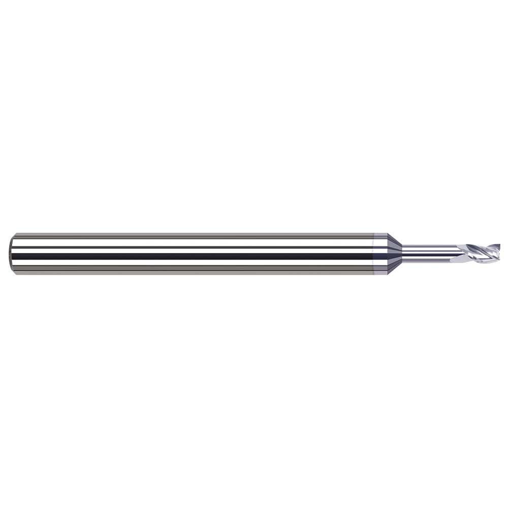 Harvey Tool 930893-C8 Square End Mill: 3/32 Dia, 9/64 LOC, 1/8 Shank Dia, 2-1/2 OAL, 3 Flutes, Solid Carbide Image