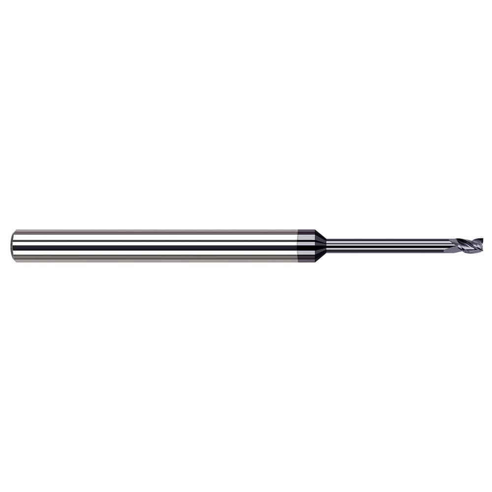 Harvey Tool 982208-C3 Square End Mill: 1/8" Dia, 3 Flutes, 3/16" LOC, Solid Carbide, 30 ° Helix Image