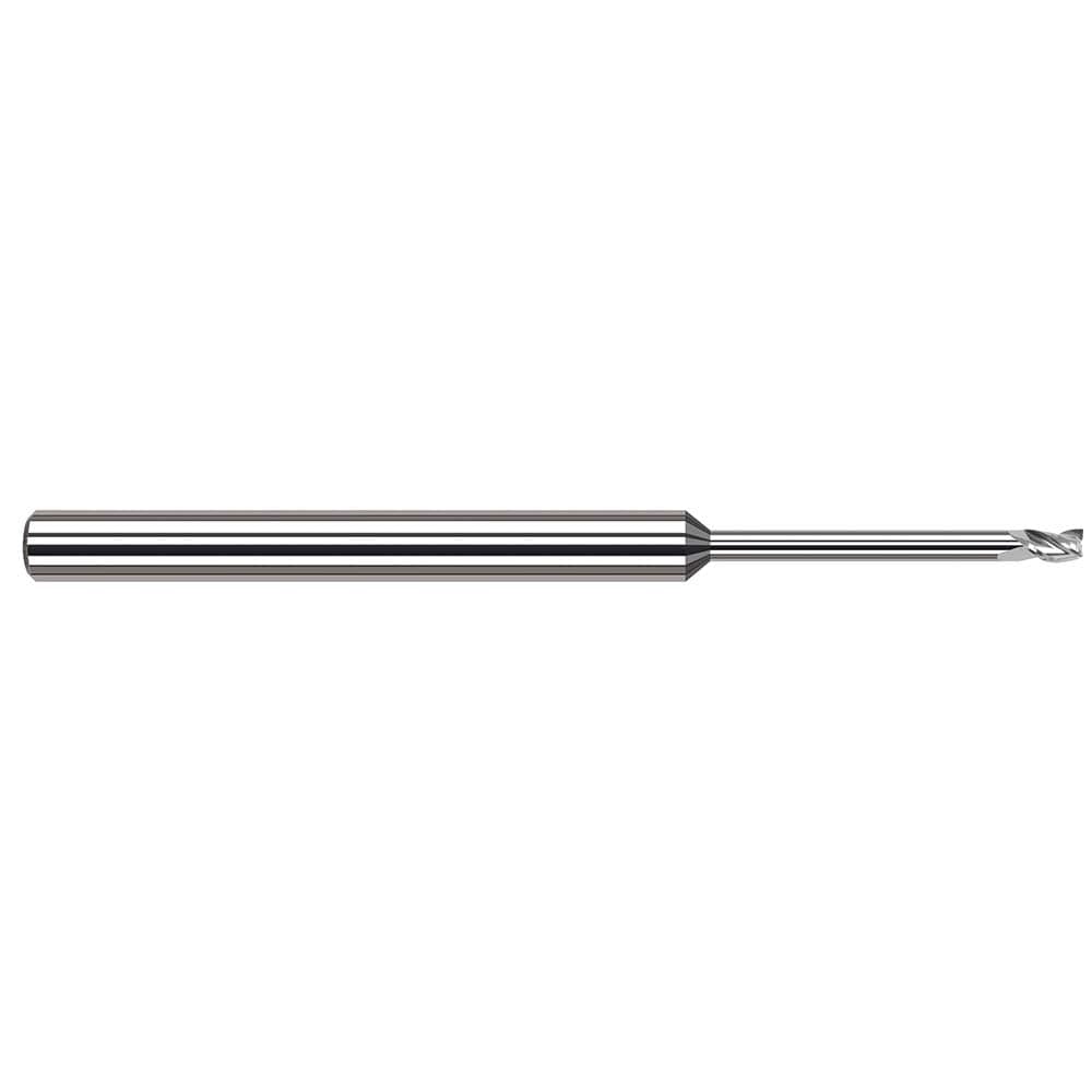 Harvey Tool 850293 Square End Mill: 3/32" Dia, 3 Flutes, 0.139" LOC, Solid Carbide, 30 ° Helix Image