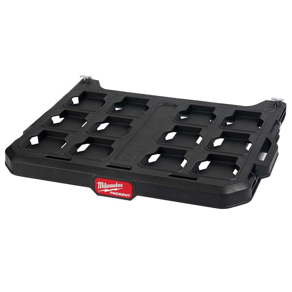Small Parts Boxes & Organizers; Product Type: Racking Shelf ; Width (Inch): 21 ; Color: Black ; Frame Material: Metal Frame ; Additional Information: Modular Connectivity with ALL PACKOUT Components; 50 lb Weight Capacity ; Trade Name: PACKOUT