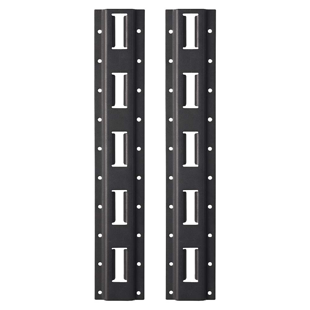Small Parts Boxes & Organizers; Product Type: Racking Track ; Width (Inch): 3-1/2 ; Color: Black ; Frame Material: Steel ; Additional Information: Modular Connectivity with ALL PACKOUT Components; Ideal for Mounting in Vans; Trucks; Trailers & Shops