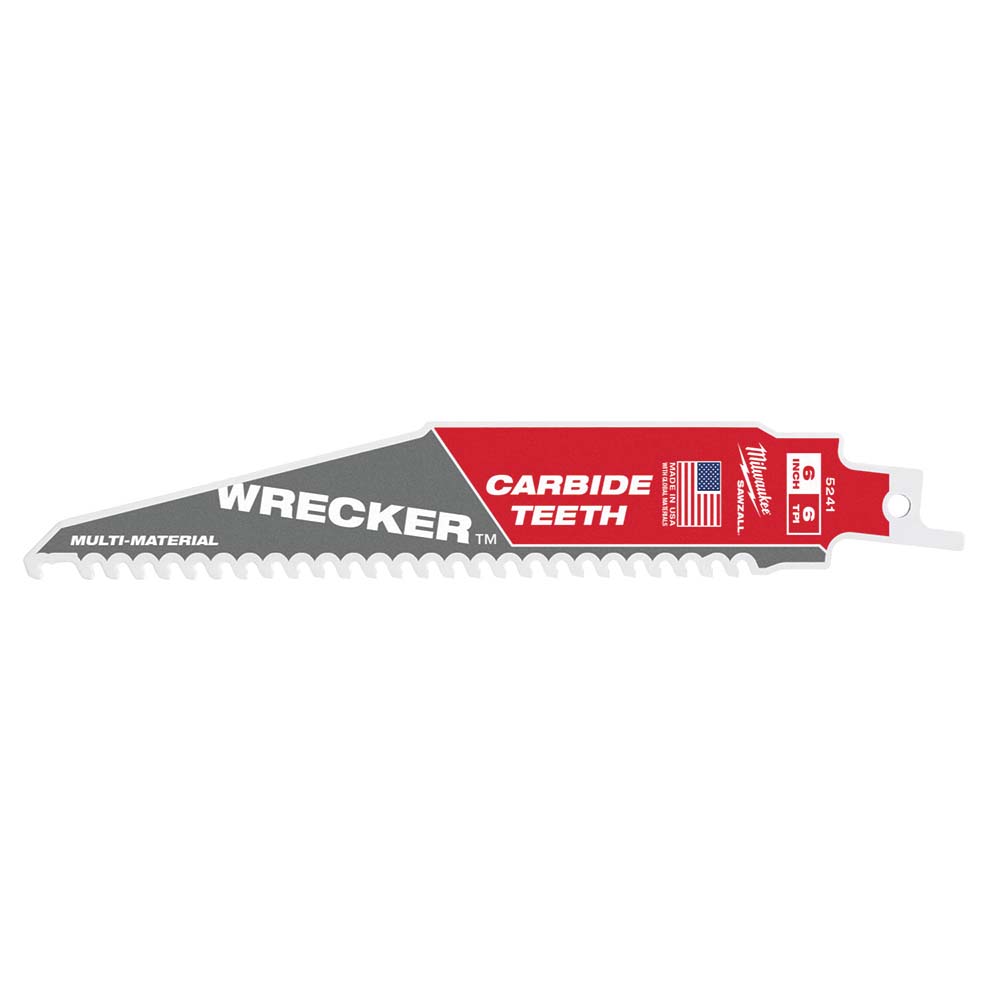 Milwaukee Tool Reciprocating Saw Blade Solid Carbide MSC