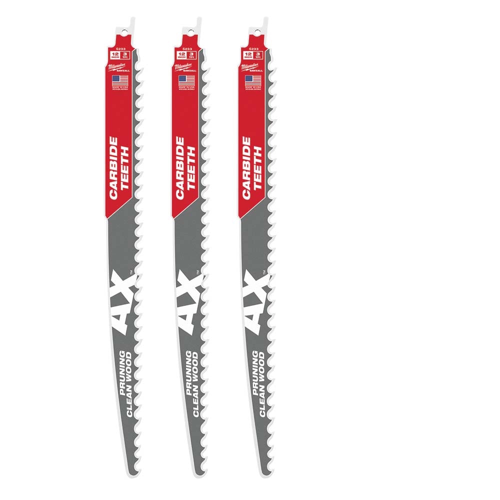 Milwaukee Tool 48-00-5333 Reciprocating Saw Blade: Solid Carbide Image