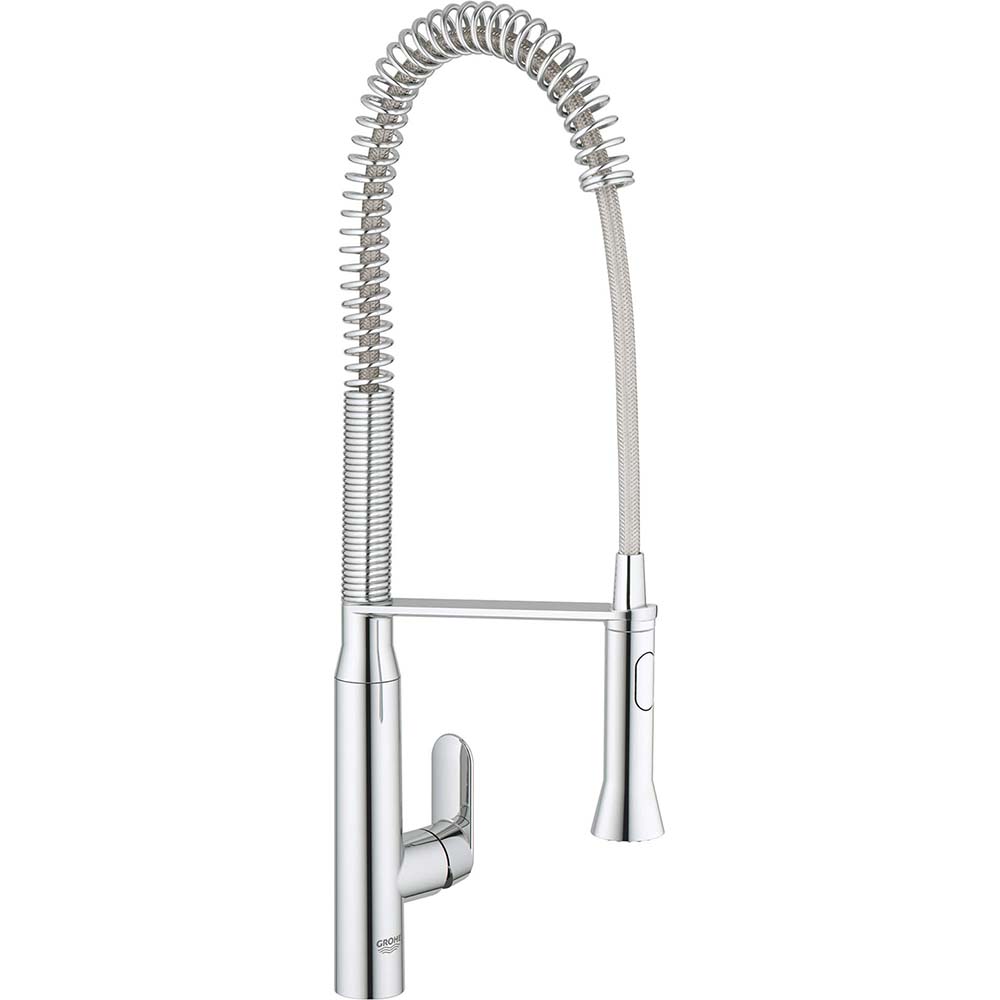 Grohe - K7 Single-Handle Semi-Pro Dual Spray Kitchen Faucet 1.75 GPM ...