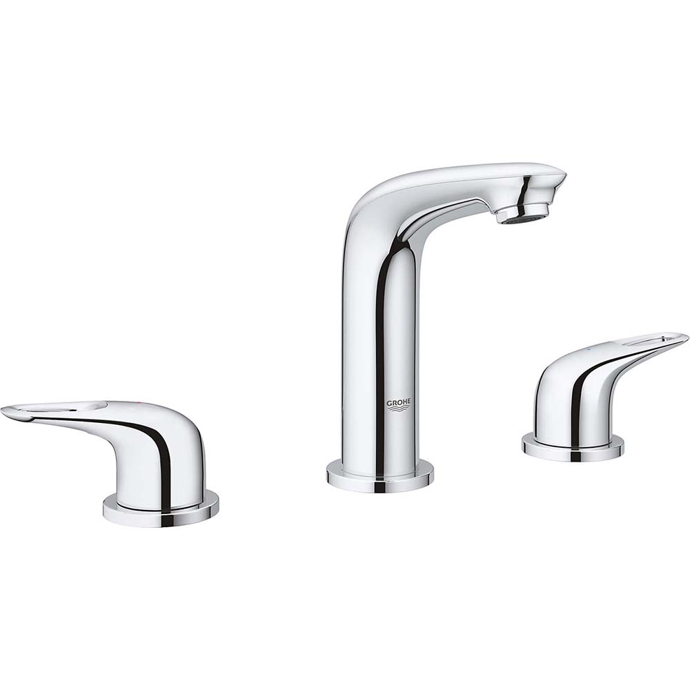 Grohe Lavatory Faucets; Type Widespread ; Spout Type High Arc