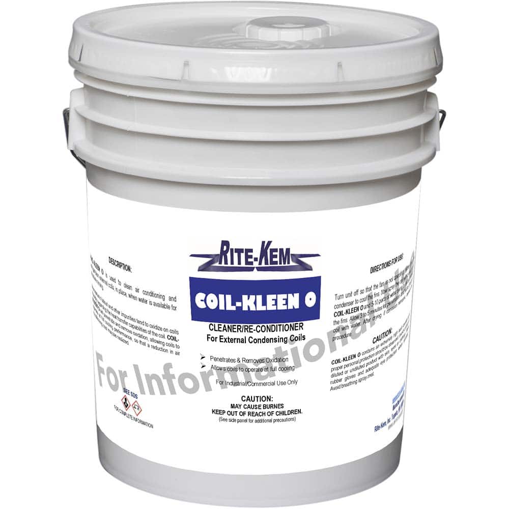 Rite-Kem | Coil-Kleen-O Air Conditioning & Refrigeration Cleaner: Concentrated, 5 gal - 5 Gal Pail Pail, Concentrated | Part #COIL-KL-O-05