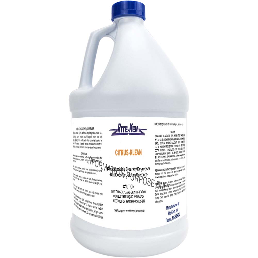 All-Purpose Cleaner: 1 gal Bottle - Liquid Concentrate, Citrus Scent