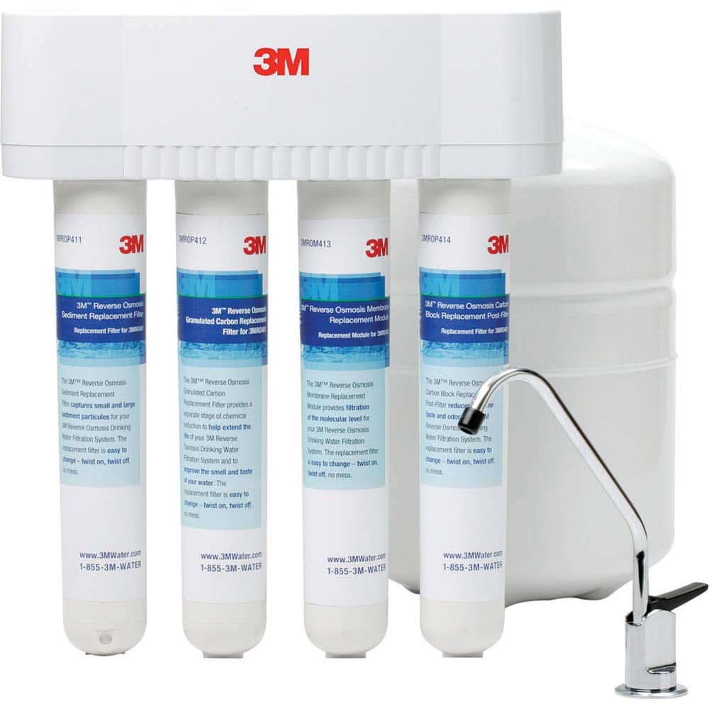 3M - Filter Systems; Type: Filter System; Faucet Filter System; Reduces: Particulate, Chlorine Taste & Odor, Asbestos, Parasitic Protozoan Cysts, Lead, Mercury; Maximum Flow Rate (GPM): 0.0 GPM; Maximum