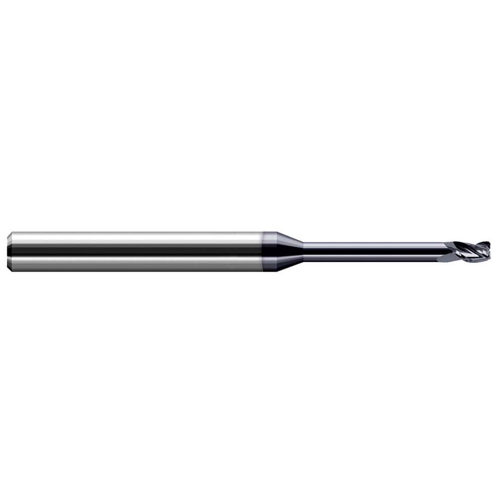 Harvey Tool 972715-C3 Corner Radius End Mill: 0.015" Dia, 0.022" LOC, 0.003" Radius, 3 Flutes, Solid Carbide Image