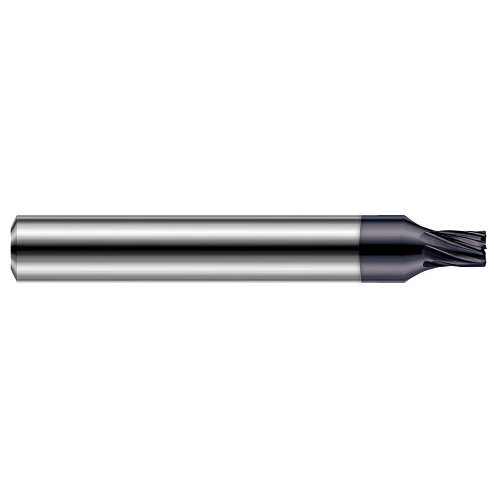 Harvey Tool 910916-C6 Corner Radius End Mill: 1/4" Dia, 3/4" LOC, 0.005" Radius, 7 Flutes, Solid Carbide Image