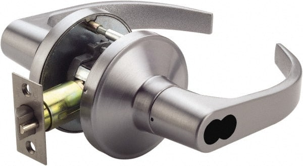 Entrance Lever Lockset for 1-3/8 to 1-3/4" Thick Doors