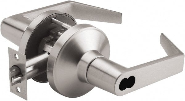 Entrance Lever Lockset for 1-3/8 to 1-3/4" Thick Doors