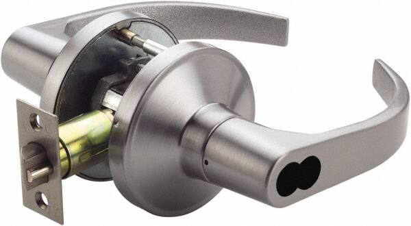 Entry Lever Lockset for 1-3/4 to 2-1/4" Thick Doors
