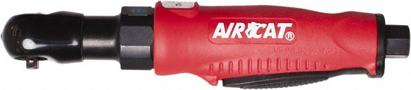 Air Ratchet: 1/4" Drive, 35 ft/lb - Inline Handle, 1/4" Inlet, 4 CFM, 90 psi