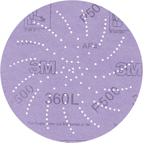 Hook & Loop Disc:  6" Dia,  280 Grit,  Aluminum Oxide