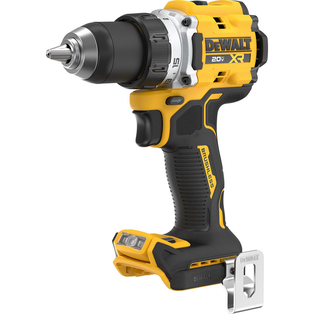 DeWALT Cordless Drill: 20.00 V, 1/2 in" Chuck - Pistol Grip, Ratcheting & Keyless Chuck | Part #DCD801B