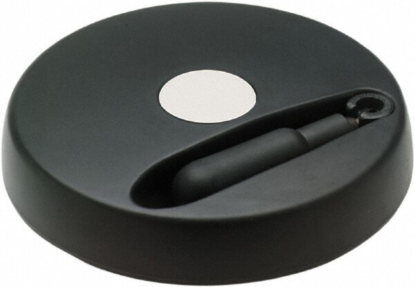 3.9" Diam, Technopolymer Handwheel with Fold Away Handle