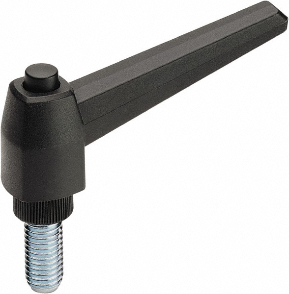 Elesa Adjustable Clamping Handle Adjustable, 1/420 Thread