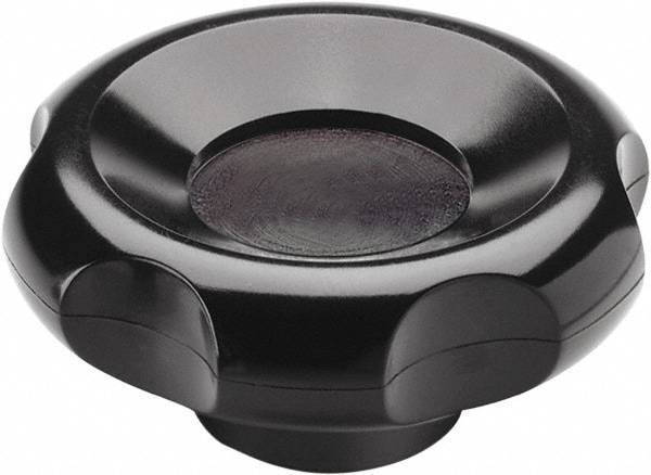 Lobed Knob: 1.97" Head Dia, 6 Points, Duroplast & Glass Fiber Reinforced Technopolymer