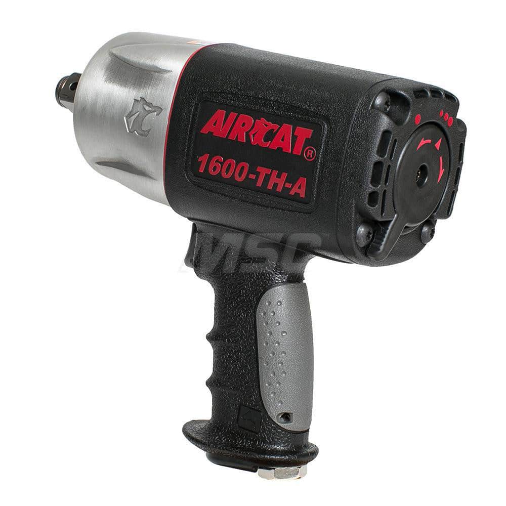 AIRCAT 1600-TH-A Air Impact Wrench: 3/4" Drive, 4,500 RPM, 1,200 ft/lb 