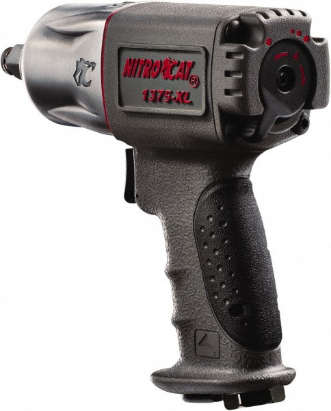Air Impact Wrench: 10,000 RPM, 500 ft/lb - 6 CFM, 90 psi, Pistol Grip
