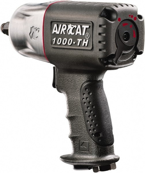 AIRCAT 1000-TH Air Impact Wrench: 1/2" Drive, 8,000 RPM, 800 ft/lb 