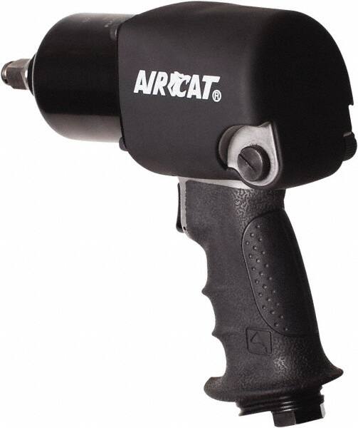 Air Impact Wrench: 1/2" Drive, 9,500 RPM, 725 ft/lb