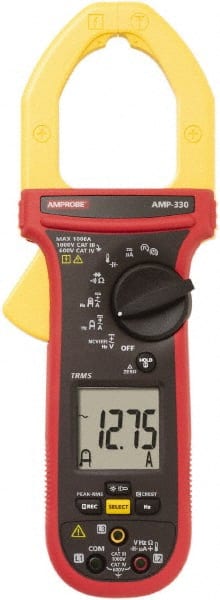 Clamp Meter: CAT III & CAT IV, 2.0079" Jaw, Clamp On Jaw