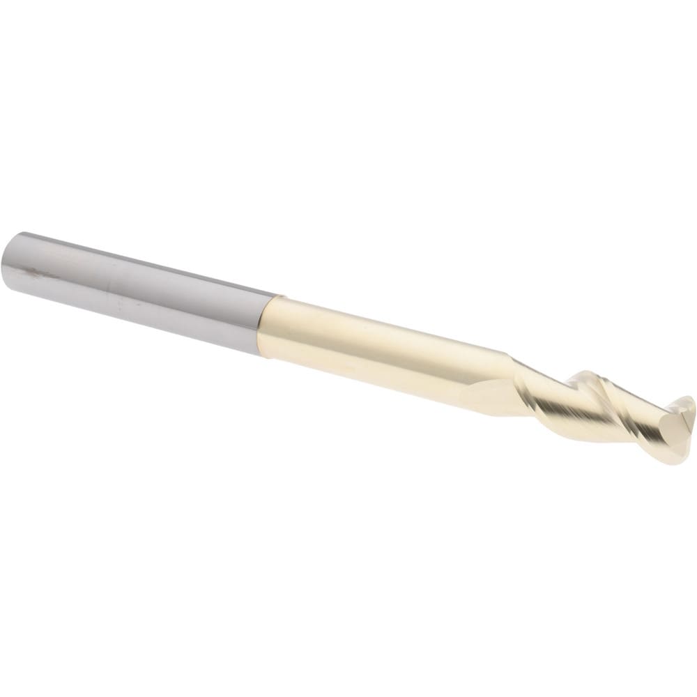 Accupro 25050020NS54120 Corner Radius End Mill: 1/2" Dia, 1-1/4" LOC, 0.12" Radius, 2 Flutes, Solid Carbide 