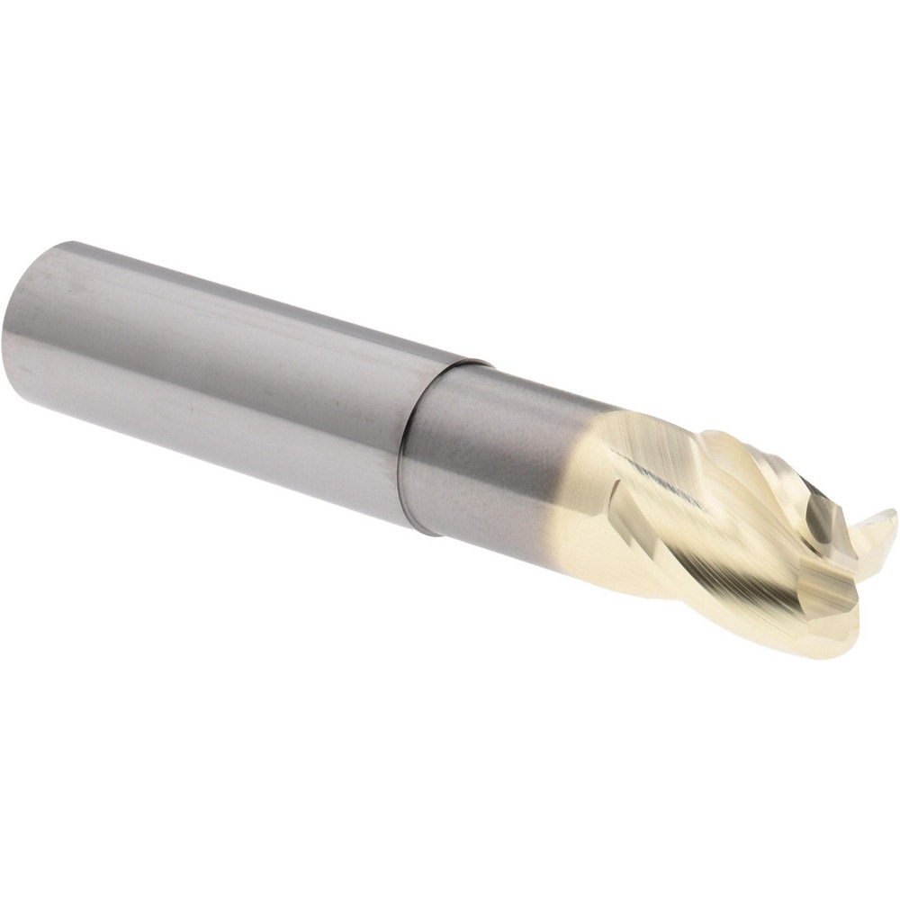 Accupro 35062512N26120C Corner Radius End Mill: 5/8" Dia, 3/4" LOC, 0.12" Radius, 3 Flutes, Solid Carbide 