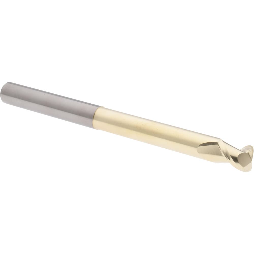 Accupro 25050010NS54090 Corner Radius End Mill: 1/2" Dia, 5/8" LOC, 0.09" Radius, 2 Flutes, Solid Carbide 