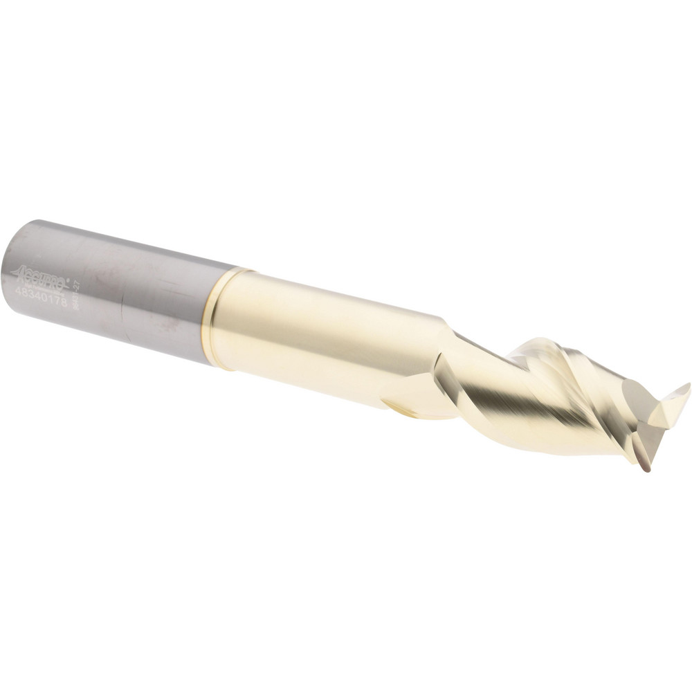 Accupro 25010032NS70060 Corner Radius End Mill: 1" Dia, 2" LOC, 0.06" Radius, 2 Flutes, Solid Carbide Image
